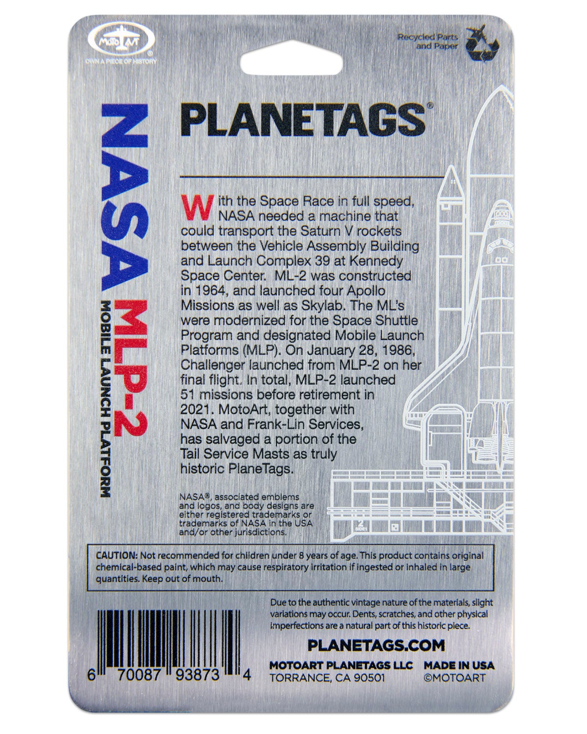 Planetags NASA MLP-2