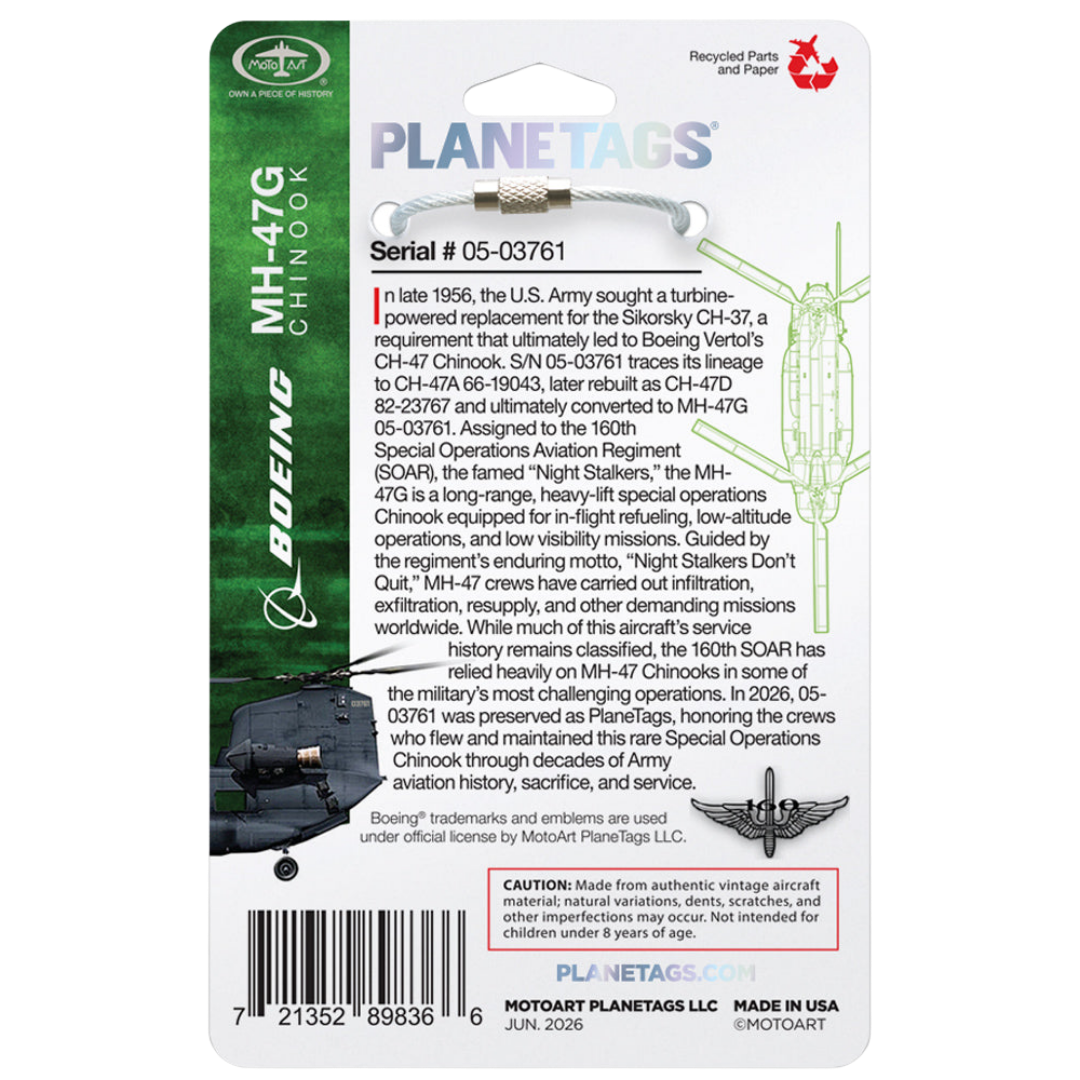 Planetags MH-47G CHINOOK 05-03761