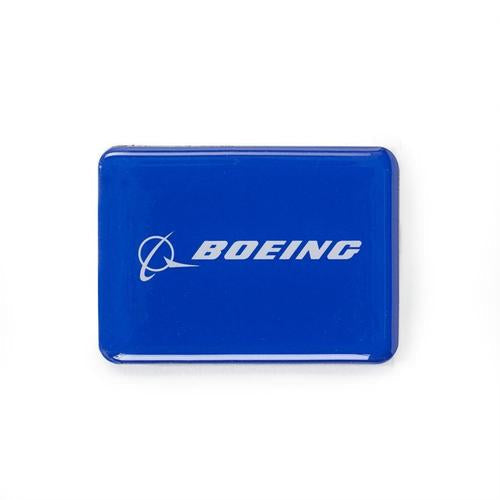 Boeing Logo Metallic Blue Magnet Fridge Magnets by Boeing | Downunder Pilot Shop