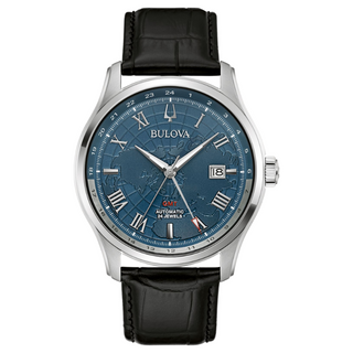 Bulova Wilton GMT Watch - Blue Watches by Bulova | Downunder Pilot Shop