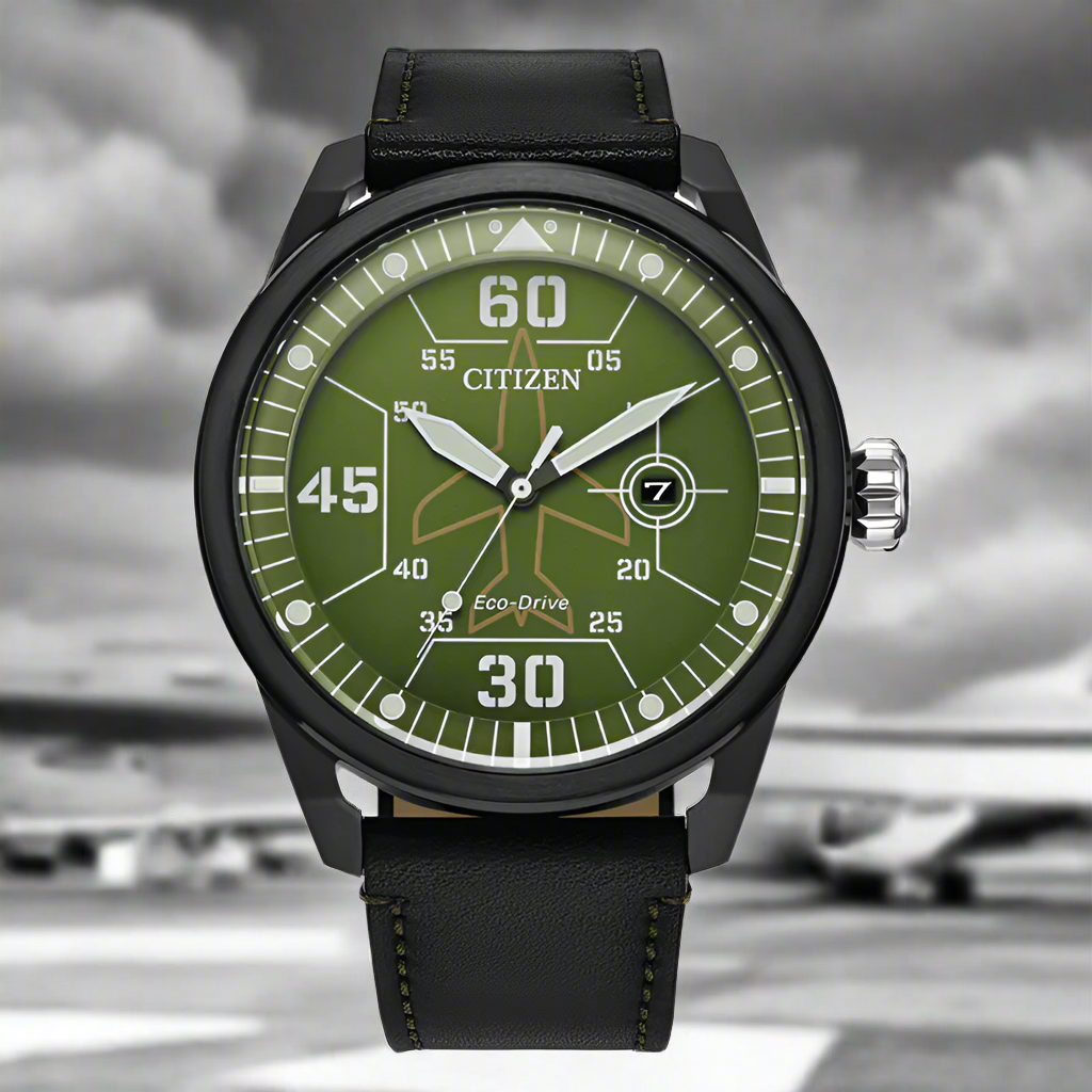 Pilote d'avion Citizen Eco-Drive - AW1735-03X