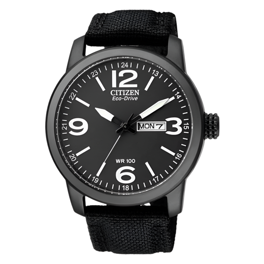 Citizen Eco-Drive Military Black - BM8475-34E Watches by Citizen | Downunder Pilot Shop