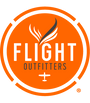 Flight outfitters logo orange