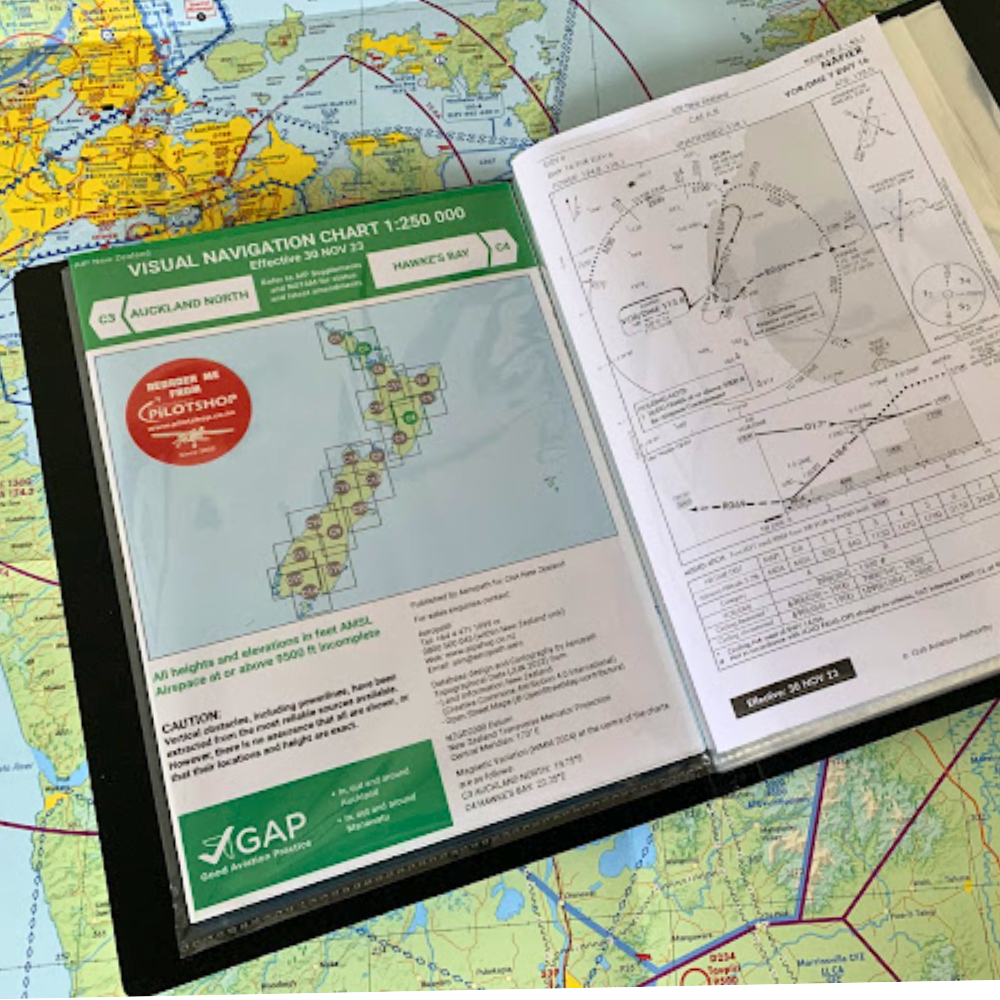 FlightCrew 20 Pocket Display Book A5 - Fits NZ AIP Kneeboard Accessories by Downunder | Downunder Pilot Shop