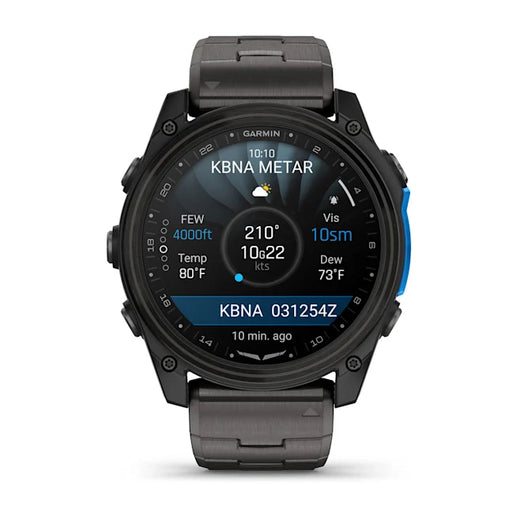 Garmin D2 Mach 2 – 51mm Aviator Smartwatch - Carbon Gray DLC Titanium