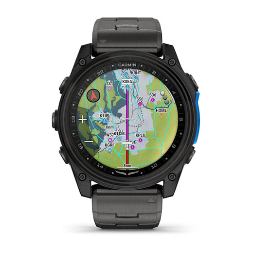 Garmin D2 Mach 2 – 51mm Aviator Smartwatch - Carbon Gray DLC Titanium