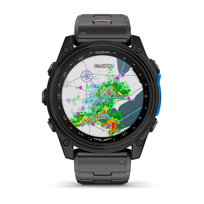 Garmin D2 Mach 2 – 51mm Aviator Smartwatch - Carbon Gray DLC Titanium