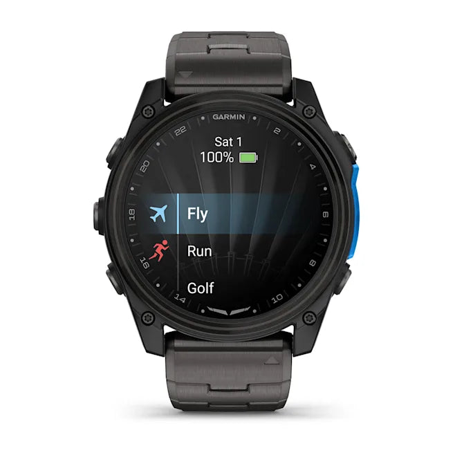 Garmin D2 Mach 2 – 51mm Aviator Smartwatch - Carbon Gray DLC Titanium