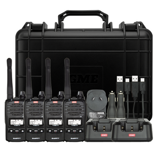 GME TX677QP 2 Watt UHF CB Handheld radio - Quad pack Radios by GME | Downunder Pilot Shop