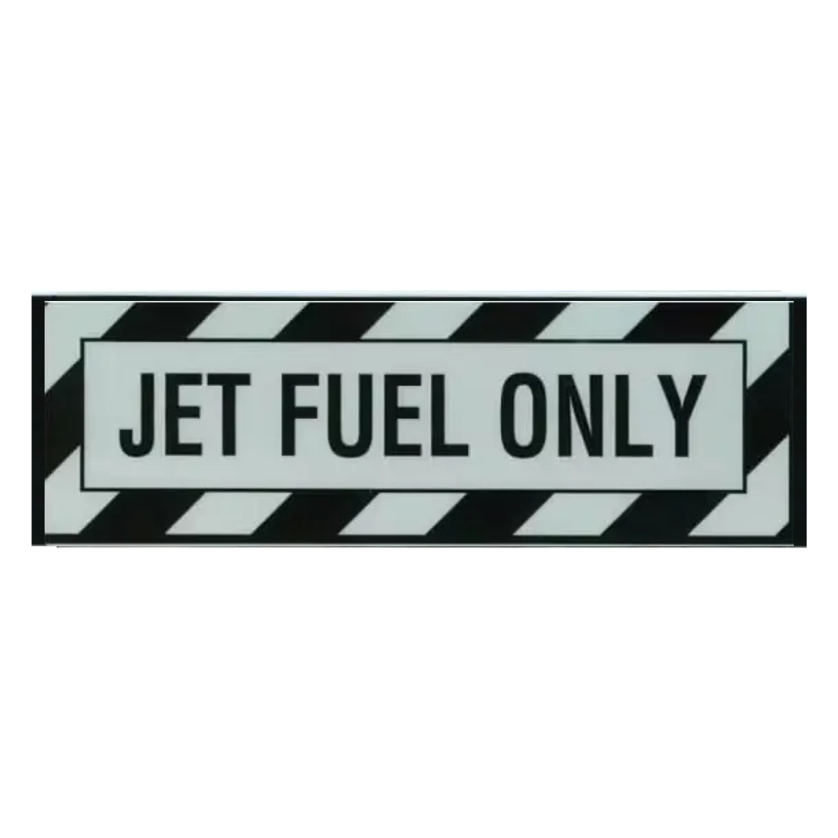 Jet Fuel Only Placard