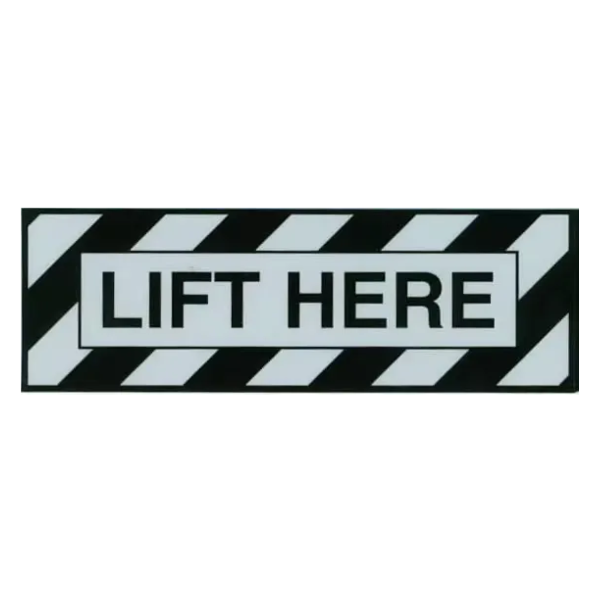 Lift Here Placard