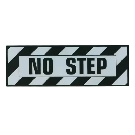 No Step Placard
