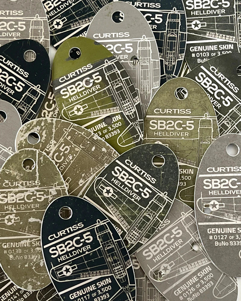 Planetag Curtiss SB2C-5 Helldiver - 83393 Keychains by Planetags | Downunder Pilot Shop