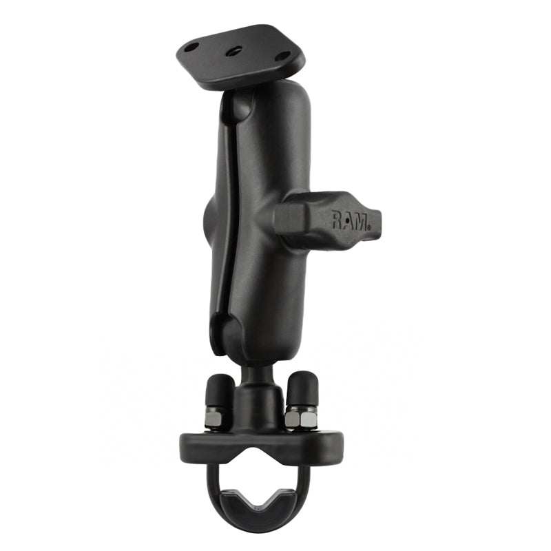 RAM Double Socket Arm and Diamond Ball Base with 1" Ball and Handlebar U-Bolt Base for Rails from 0.5" to 1.25" Motorcycle Mounts by RAM Mount | Downunder Pilot Shop