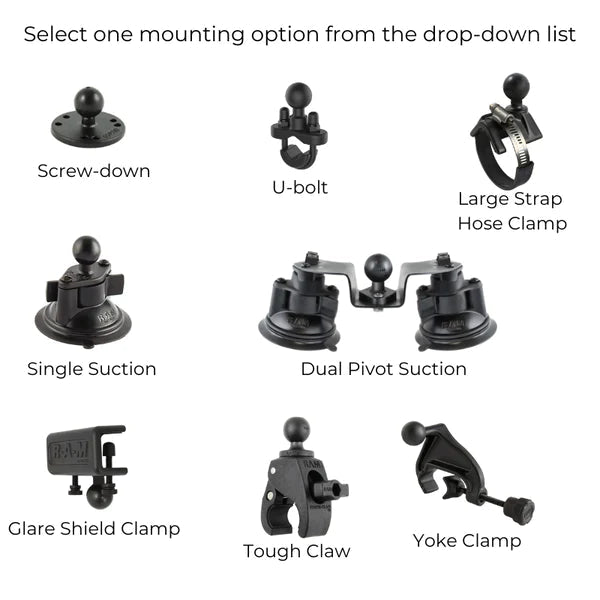 RAM X-Grip for Small 7-8" Tablets with Mounting Options Mounts by RAM Mount | Downunder Pilot Shop