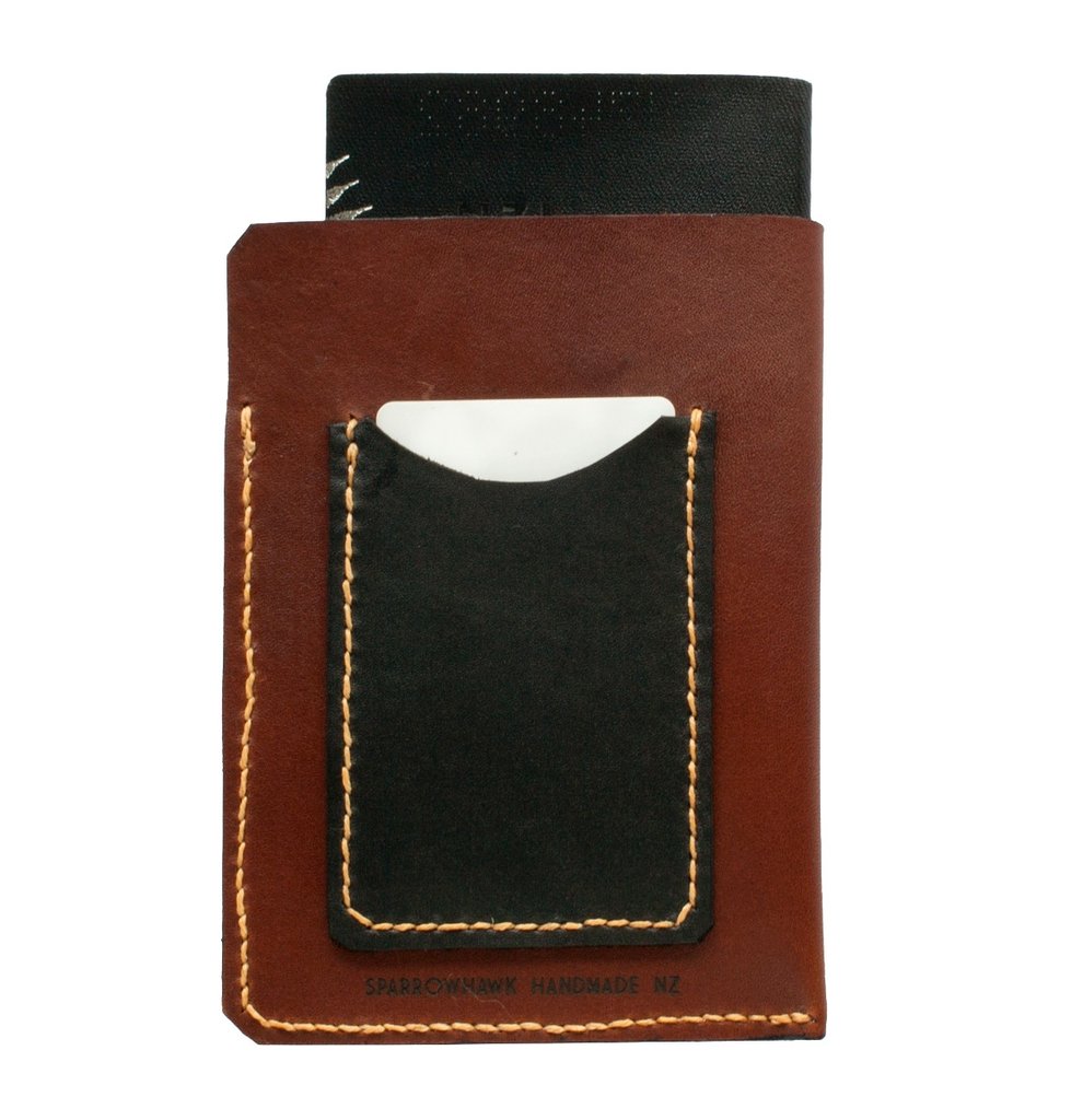 Sparrowhawk Passport Wallet - Aniline-Sparrowhawk-Downunder Pilot Shop