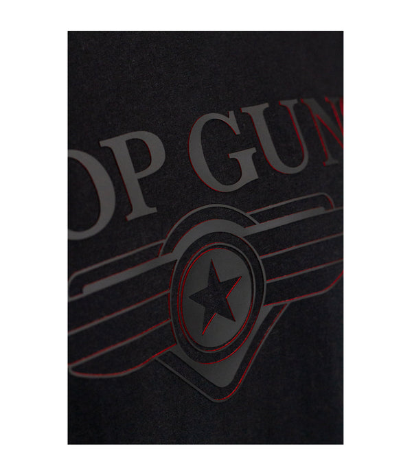 TOP GUN 3D Logo T-Shirt - Black T-Shirts by TOP GUN | Downunder Pilot Shop