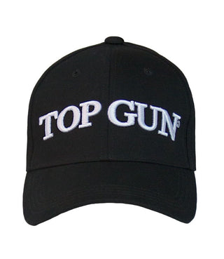 Top Gun Signature Logo Cap - Black-Top Gun-Downunder Pilot Shop
