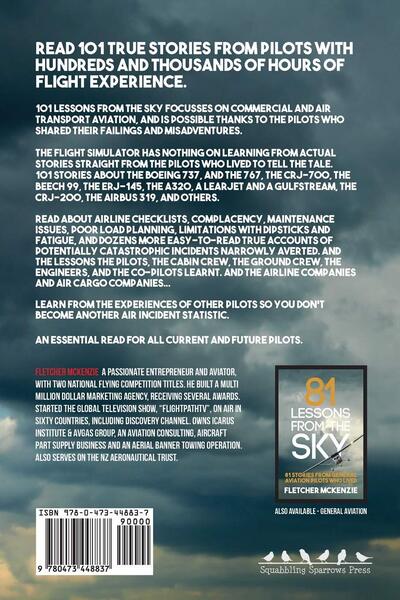 101 Lessons From the Sky - Paperback Books by Lessons From The Sky | Downunder Pilot Shop