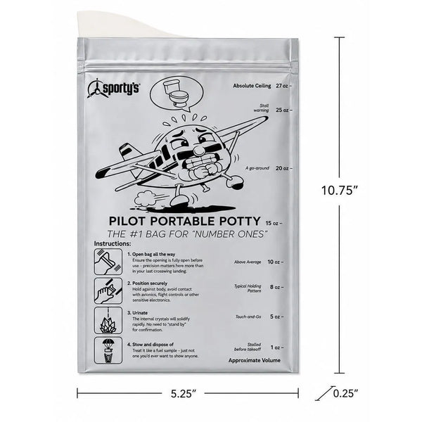 Pilot Portable Potty (Pack of 10)