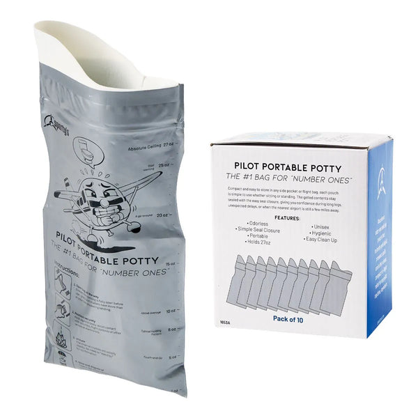 Pilot Portable Potty (Pack of 10)