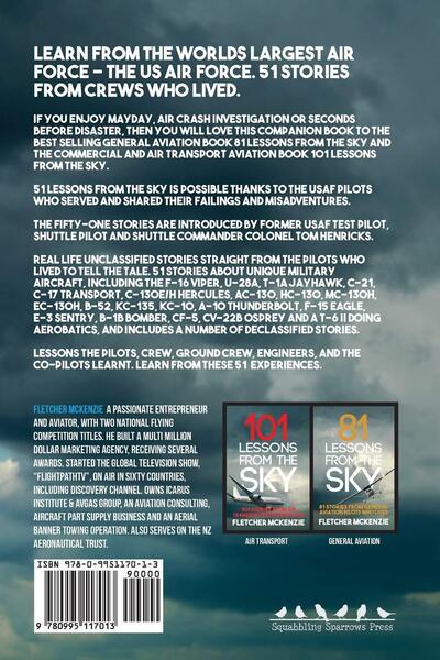 51 Lessons From the Sky - Paperback Books by Lessons From The Sky | Downunder Pilot Shop