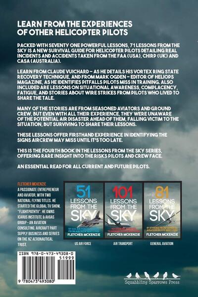 71 Lessons From the Sky - Paperback Books by Lessons From The Sky | Downunder Pilot Shop