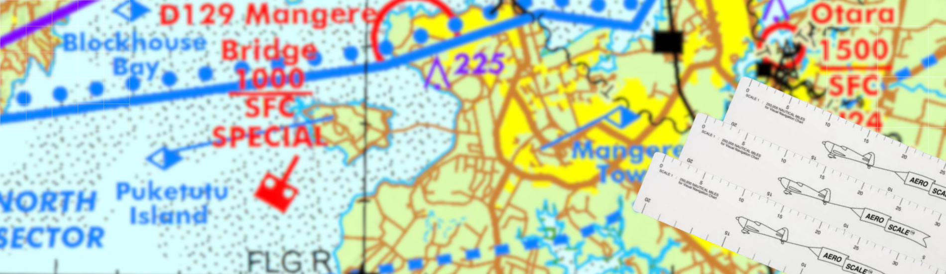 Aero Scale - Flight Navigation Ruler | Pilot Shop