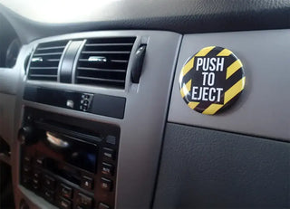 PUSH TO EJECT Fridge Magnet