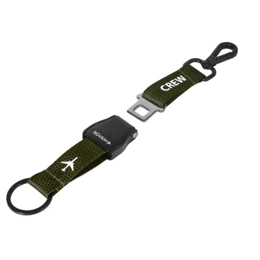 Seatbelt Keychain – Olive Green