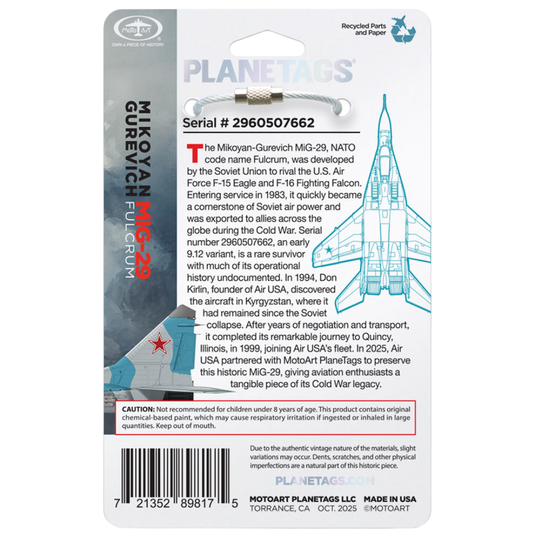 Planetags MiG-29 FULCRUM
