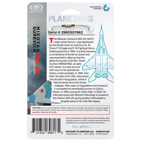 Planetags MiG-29 FULCRUM