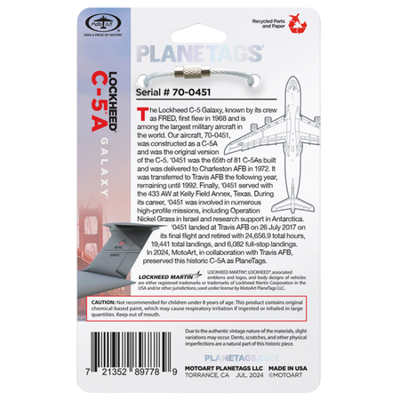 Planetags C-5®A Galaxy® 70-0451