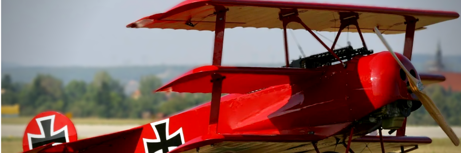 Fokker Triplane - Red Baron- 37cm