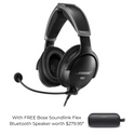 Bose A30 Aviation Headset - Heli Coiled Cord with Bluetooth - Plus Free Bluetooth Speaker*