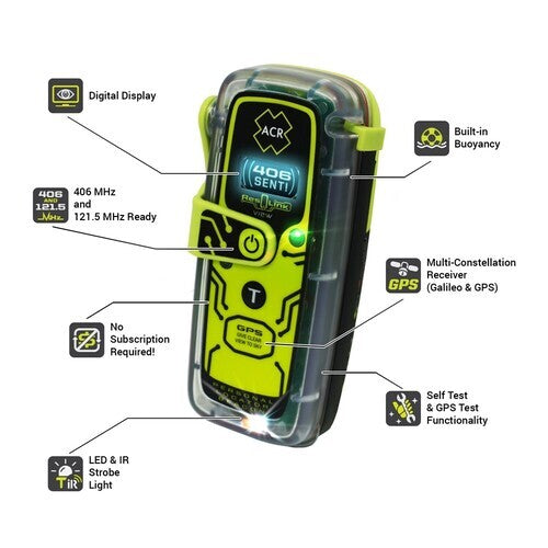 ACR ResQLink View 406 GPS Personal Locator Beacon - PLB 425 Locator Beacons by ACR | Downunder Pilot Shop