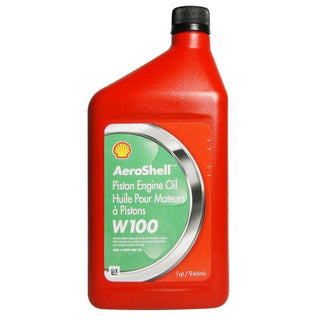 AeroShell W100 Aviation Oil - 1 Quart Aircraft Oil by Aeroshell | Downunder Pilot Shop