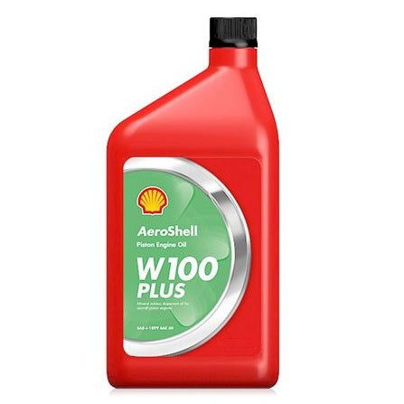 AeroShell W100 Plus Aviation Oil - 1 Quart Aircraft Oil by Aeroshell | Downunder Pilot Shop