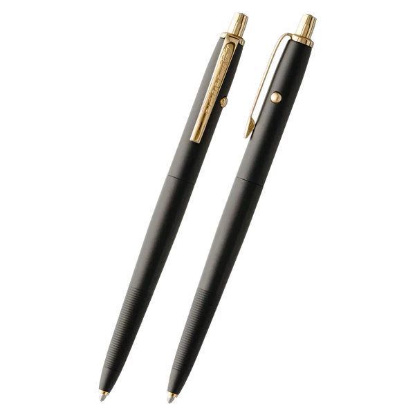 Graphite Black Cerakote Astronaut Space Pen, Solar Flare Gold Titanium Accents