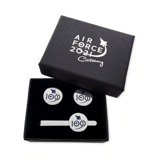 Air Force 100 Cufflinks and Tie Bar Boxed Set Tie Clips by Air Force | Downunder Pilot Shop