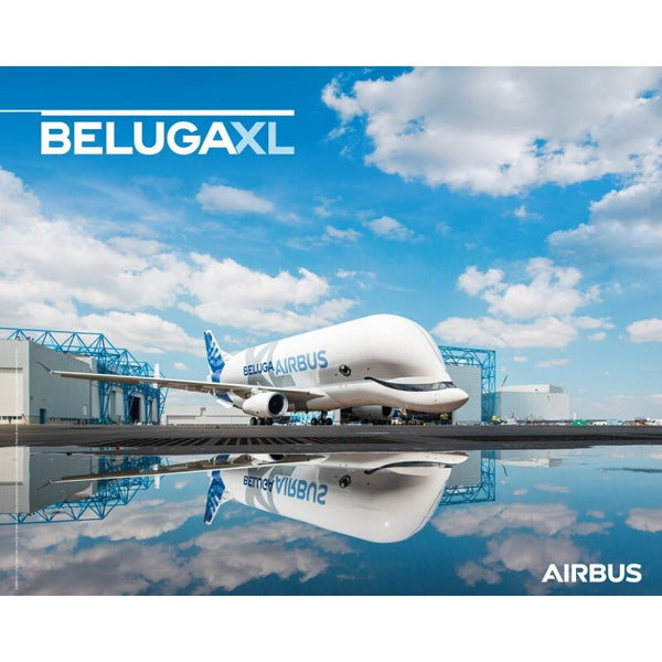 Airbus BelugaXL Ground View - Mid Size Poster 50x40cm Posters by Airbus | Downunder Pilot Shop