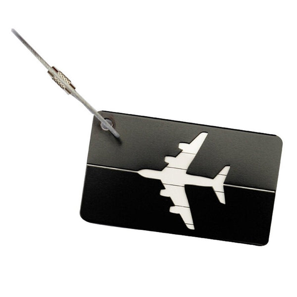 Aluminium Luggage Tag - Black-ABC-Downunder Pilot Shop