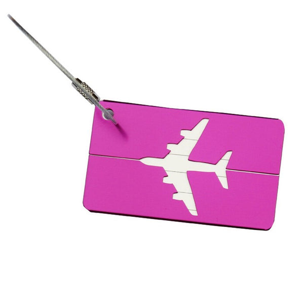 Aluminium Luggage Tag - Purple-ABC-Downunder Pilot Shop