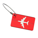 Aluminium Luggage Tag - Red-ABC-Downunder Pilot Shop