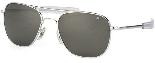 AO Eyewear - Original Pilot - Silver 57mm Sunglasses by AO Eyewear | Downunder Pilot Shop