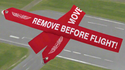 ASA Remove Before Flight Banner