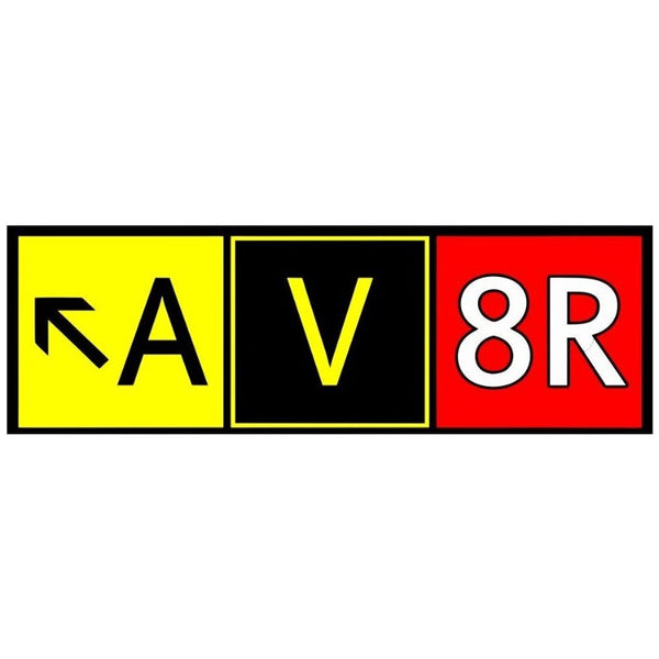 AV8R Bumper Sticker Stickers by Born Aviation | Downunder Pilot Shop