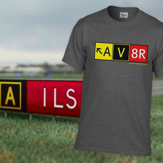 AV8R (Aviator) Taxiway Sign T-Shirt