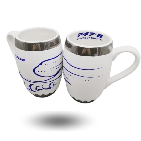 Boeing 747-8 Engine Mug Coffee Mugs by Boeing | Downunder Pilot Shop