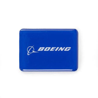 Boeing Logo Metallic Blue Magnet Fridge Magnets by Boeing | Downunder Pilot Shop